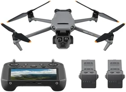 DJI Mavic 3 Pro Cine with DJI RC Pro (High-Bright Screen), Flagship Triple-Camera Drone, Tri-Camera Apple ProRes Support with 1TB of Storage, 3 Intelligent Flight Batteries, FAA Remote ID Compliant