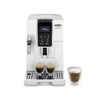 De'Longhi Dinamica, Fully Automatic Bean to Cup Coffee Machine, Cappuccino, Espresso Coffee Maker, ECAM 350.35.W, White