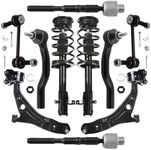 Shoxtec Front End 10pc Suspension Kit Replacement for 07-10 Ford Edge 07-10 Lincoln MKX; Fits AWD only. Includes 2 Complete Struts 2 Sway Bars 2 Inner Tie Rods 2 Outer Tie Rods 2 Control Arms