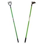 AB Tools Garden Draw + Dutch Hoe Weeding Soil Digging Cultivating Weed Removal Tool