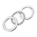 Kozelo 1pcs 51111 Thrust Ball Bearing - [55mm x 78mm x 16mm] Chrome Steel Miniature Thrust Bearing with Washer for Machine Tool Use