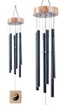 ARM nest Wind Chime | Wind Chimes for Balcony | Wind Chimes for Home Positive Energy (Black)