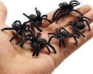 Muzboo Realistic Plastic Spider Toys,Halloween Prank Props,Small Size funny Halloween Decorations 30pcs