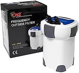 CNZ HW-3000 793GPH 5-Stage Aquarium External Canister Filter with Built-in 9w Sterilizer