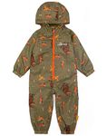 The Gruffalo Kids Puddle Suit | All In One Waterproof Raincoat For Girls & Boys | Multicoloured Hooded Rain Suit | Long Sleeve with Cuffs Walking Jacket | Fun Merchandise Gift for Children & Toddlers