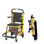 YAZURI Electric Folding Stair Climbing Hand Truck, 200kg Max Load, Heavy Duty Stair Climber Cart Hand Trolley Moving Dolly