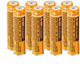 8 Pack HHR-4DPA NI-MH AAA Rechargeable Battery for Panasonic, 1.2v 700mAh Rechargeable AAA Batteries for Cordless Phone, Remote,Controls, Electronics