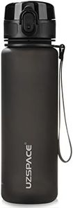 UZSPACE Botella Agua Deportiva 500ml/800ml/1 litro/1,5 litros, Tritan Botellas de Agua para niños Colegio,Gimnasio, Evitar Fugas de Agua, sin BPA