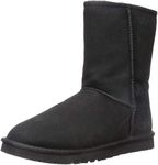 UGG Men's Classic Short Classic Boot, Black, 9 UK