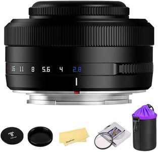 TTARTISAN AF 27mm f2.8 APS-C Frame Lens Ultra-Compact Pancake Lens for Fuji X Mount Cameras for Fujifilm XS10 X-E4 X-T10 X-T20 X-T3 X-T4 X-T100 X-T200 X-T30 X-Pro1 X-Pro2 X-Pro3 X-E1-Black