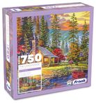 Frank The Lakehouse Jigsaw Puzzle (750 Pieces) for Adults and Kid Above 15+ Years- Fun & Challenging Brain Booster Games - for Focus and Memory - 34804