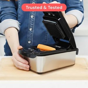 14-in-1 Vegetable Chopper – Black Multi-Function Food Dicer Slicer