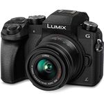 Panasonic LUMIX G7 16.00 MP 4K Mirrorless Interchangeable Lens Camera Kit with 14-42 mm Lens (Black) with 3x Optical Zoom