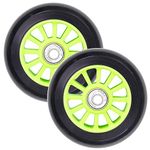 VOKUL 100mm Scooter Wheels PVC - Pro Stunt Scooter Wheels, Suitable Razor/Cox/Hikole/Schildkröt and most Freestyle Scooters with 100mm Wheels, 2pcs