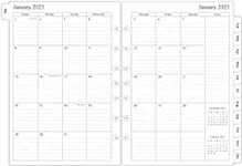 2023 Monthly Planner Refill 5-1/2" 