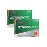 Maxfli StraightFli Golf Balls - Longer Straight Flight Distance (Matte Orange - 24 Balls)