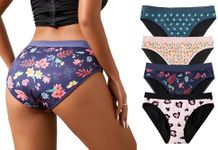 FLADY Period Pants Menstrual Pants Leakproof underwear for women Period Underwear Heavy Flow Teen Period Pants Period Knickers Girls Period Pants Menstrual Pants Size XXL Multicolor