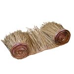 10m*0.5m Mexican Style Straw Roof Thatch Artificial Palm Thatch Rolls Tiki Bar Hut Duck Boat Blinds Grass Runner Rolls Palapa Thatch Roofing for Garden Patio Umbrella Covers Winter Fence Party Decoration