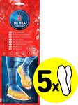 THE HEAT COMPANY Insole Foot Warmers - 5 Pairs - EXTRA WARM - 8 Hours of Warmth - Instant Heat - Air Activated - Purely Natural - Medium Size: 5.5-7