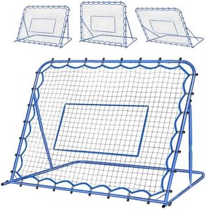 Winthai 4.8x3.7FT Soccer Rebounder Net, Quick-Switch Angle Soccer Training for Control, Passing Practice, Easy Setup Rebounder Gifts Aids & Equipment for Kids,Teens & Adults