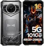 DOOGEE S200 5G Rugged Phone Unlocked, 6.72" FHD + 120 Hz Display & 1.32" Rear Screen, 48GB+256GB/2TB, Android 16 Rugged Smartphone, 10100mAh, 100MP+20MP Night Vision, IP68/IP69K/NFC/Fingerprint/GPS