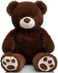 HUG 'n' FEEL SOFT TOYS 3 Feet Coffee Brown Giant Teddy Bear Soft, Plush,Cuddly Stuffed Animal For Kids, Birthdays, Anniversaries, Valentine's Day,Special Occasions Large Huggable