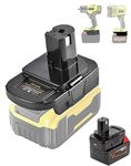 TPDL DM18RL Battery adapter Converter with USB for Roybi 18V tools, Compatible for Dewalt 20V and for Milwaukee M18 Battery Convert to Ryobi 18V Lithium-ion Battery P108 ABP1801 RB18L20