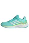 adidas Women's Novaflight Volleyball Sneakers, Flash Aqua/FTWR White/Lucid Lemon, 7 UK