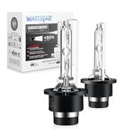 Whitiger Car HID D2S Xenon Headlight Bulbs, 35W 6000K 12V Diamond White OEM Replace for Halogen or LED Exterior Headlamp Bulbs(Pack of 2)