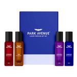Park Avenue Luxury Perfume Gift Set For Men,4X20 Ml|Euphoria,Conquer,Harmony & Oud Perfume|Eau De Parfum|Premium Luxury Perfume|Long Lasting Smell|Valentine Gift For Husband,Boyfriend
