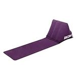 CKB LTD® Purple Chill Out Portable Travel Inflatable Lounger with Wedge Shape Back Cushion Outdoor - Perfect for Reading in the Garden Camping and Festivals (Purple)