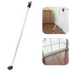 SECURITYMAN 2 in 1 Adjustable Door Security Bar & Sliding Door Lock Bar - Constructed of High Grade Iron - Perfect for Apartment Security & Home Protection - Range of (22.25"-43.7") - (SECURITYBAR)