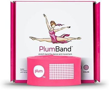 The PlumBand Stretch Band for Dance and Ballet – Colors and Sizes for Kids & Adults – Improve Your Splits, Strength, and Flexibility with Stretching (Rose Pink, Small)