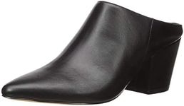 The Drop Women's Jordan Pointed-Toe Block-Heel Mule Shoe, Black, 7 M US