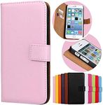 Roar Mobile Phone Case for iPhone 4 / 4S Magnetic Flip Case with Card Slots Pink