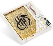 Harry Potter Notebook, Sequin Journal Diary Wand Pen, Stationary Set For School, Official Merchandise Gifts For Girls Boys Teenagers