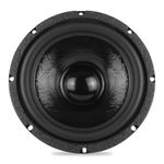 Doogesound 6.5 Inch Subwoofer Speaker 100W 4 Ohms Woofer, Paper Coated Cone, Ferrite Magnet for Car Subwoofers, Home Theatre & Music System (1 Pc)