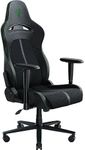 Razer Enki X Essential Gaming Chair: All-Day Comfort - Built-in Lumbar Arch - Optimized Cushion Density - Dual-Textured, Eco-Friendly Synthetic Leather - Adjustable 152-degree Recline - Black