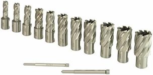 Steel Dragon Tools 13pc. High Speed Steel HSS Annular Cutter Kit 1" Depth and 7/16 in. to 1-1/16 in.