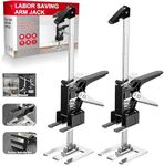 AnnuoYi Arm Hand Lifting Tool Jack 2 PCS, 15.5-inch Portable Multifunctional Furniture Lifter Jacks, Load-Bearing 440 LBS, Labor Saving Arm Jack for Installing Cabinets, Furniture, etc.