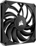 Corsair AF120 Slim, 120mm PWM Fluid Dynamic Bearing Fan (Thin Profile for Small-Form-Factor Cases, Low-Noise, Up to 2000 RPM, Zero RPM Mode Support, Universal 120x15mm Sizing) Single Pack, Black