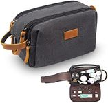 INONIX Men's Toiletry Bag, Leather 