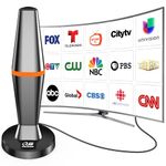 TV Antenna Indoor TV Antenna Offers Exceptional Reception Capabilities for Smart TVs, Featuring Support for 4k and 1080P Channels.it Guarantees 360° Reception and high-Definition Quality.