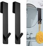 Cimown 2Pcs Shower Glass Door Hooks