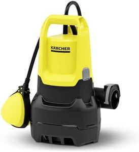 Kärcher SP 9.500 Dirt Submersible Waste Water Pump Pump 9,500 l/h for Dirt Particles up to 20 mm Includes Float Switch for Rain Barrels and Garden Ponds
