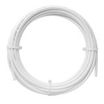 Metpure 1/4" OD NSF Certified 25 Feet Length Tubing for Reverse Osmosis De-ionized Water Filtration Systems, Refrigerators, and Other Appliances (1/4" OD, 25', White)