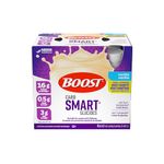 BOOST CarbSmart Vanilla, High Protein, Low Sugar, 24 Vitamins & Minerals, Nutritional Supplement, 16g Protein, 0.5g Sugar, Kosher, Gluten-free, Suitable For Diabetics