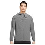 Nike Men's Pro Dri-fit Flex Vent Max Jacket, Particle Grey/Iron Grey/Black, XXL