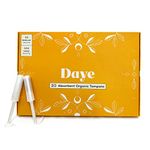 Daye 20 Super & Regular Nude Tampons Combo Pack, Organic Soft Cotton Tampons with Applicator, Extra Absorbent Plastic Free Natural Tampons, Ultra Leak Protection, 20 Organic Tampons