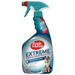 Simple Solution Extreme Pet Stain and Odour Remover, Enzymatic Cleaner with 3X Pro-Bacteria Cleaning Power - 945ml